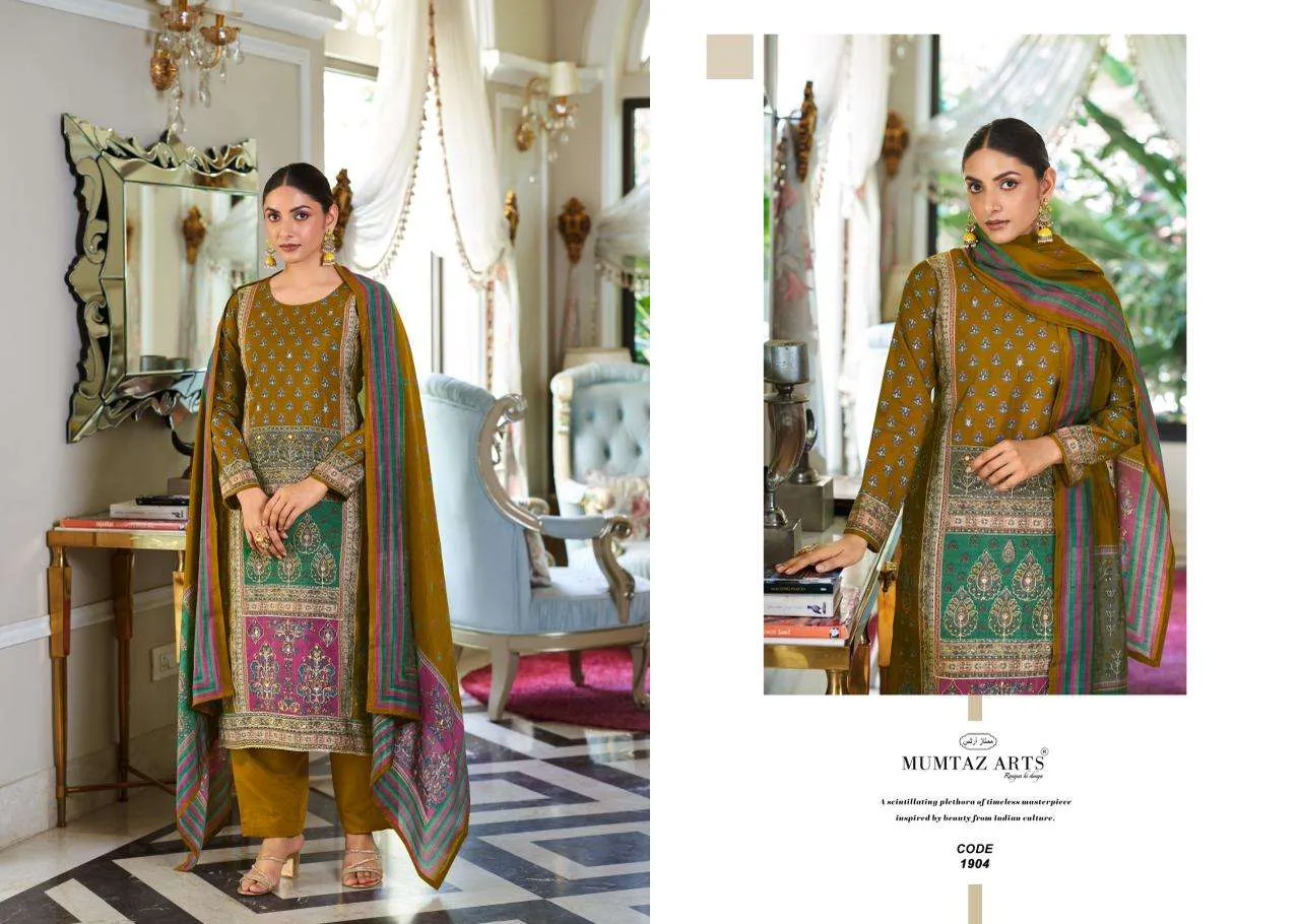 Mumtaz Arts Lysha Semi Stitched Suits
