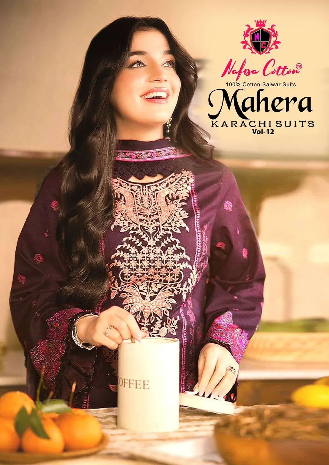 Nafisa Cotton Mahera Karachi Suits Vol Kurtis