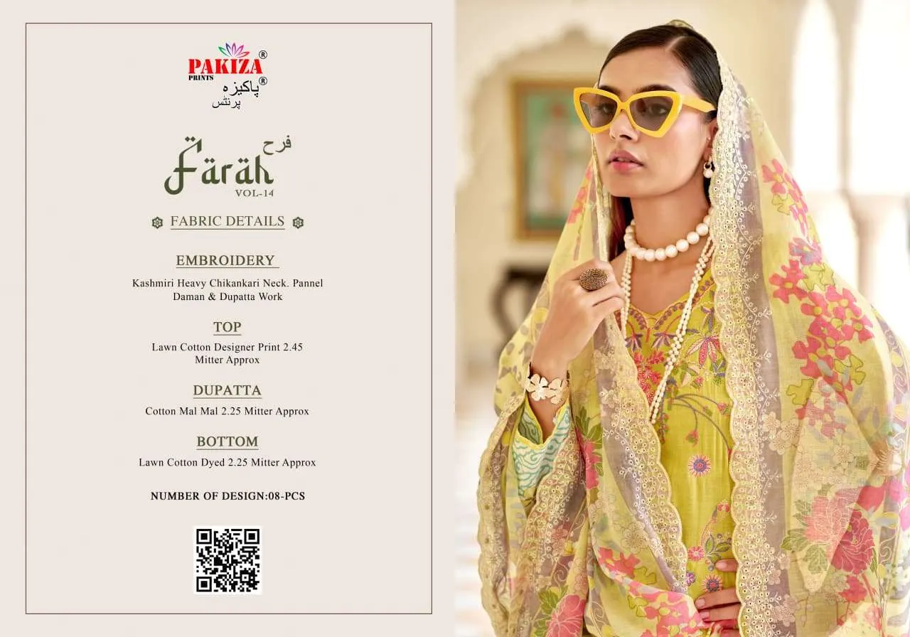 Pakiza Prints Farah Vol 4 Semi Stitched Suits