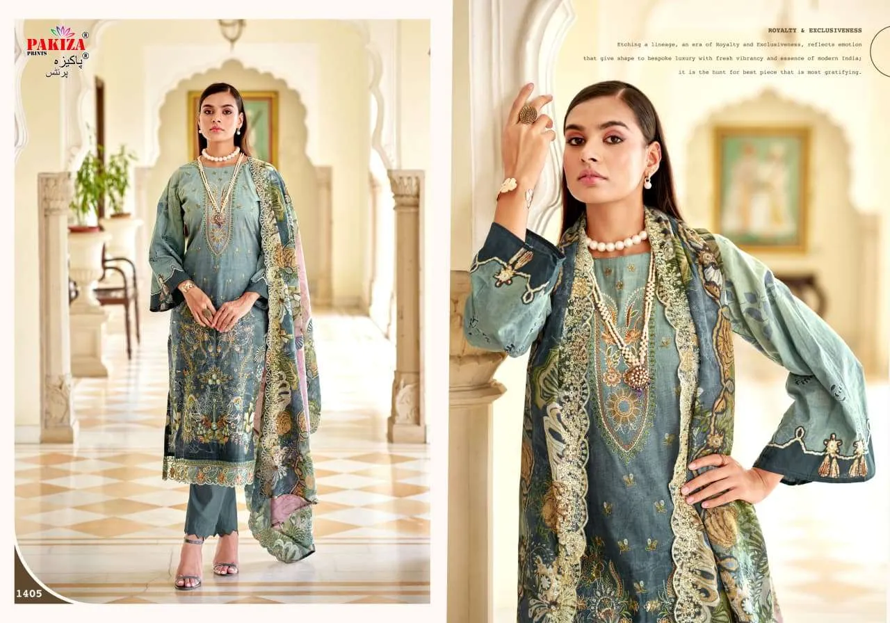 Pakiza Prints Farah Vol 4 Semi Stitched Suits