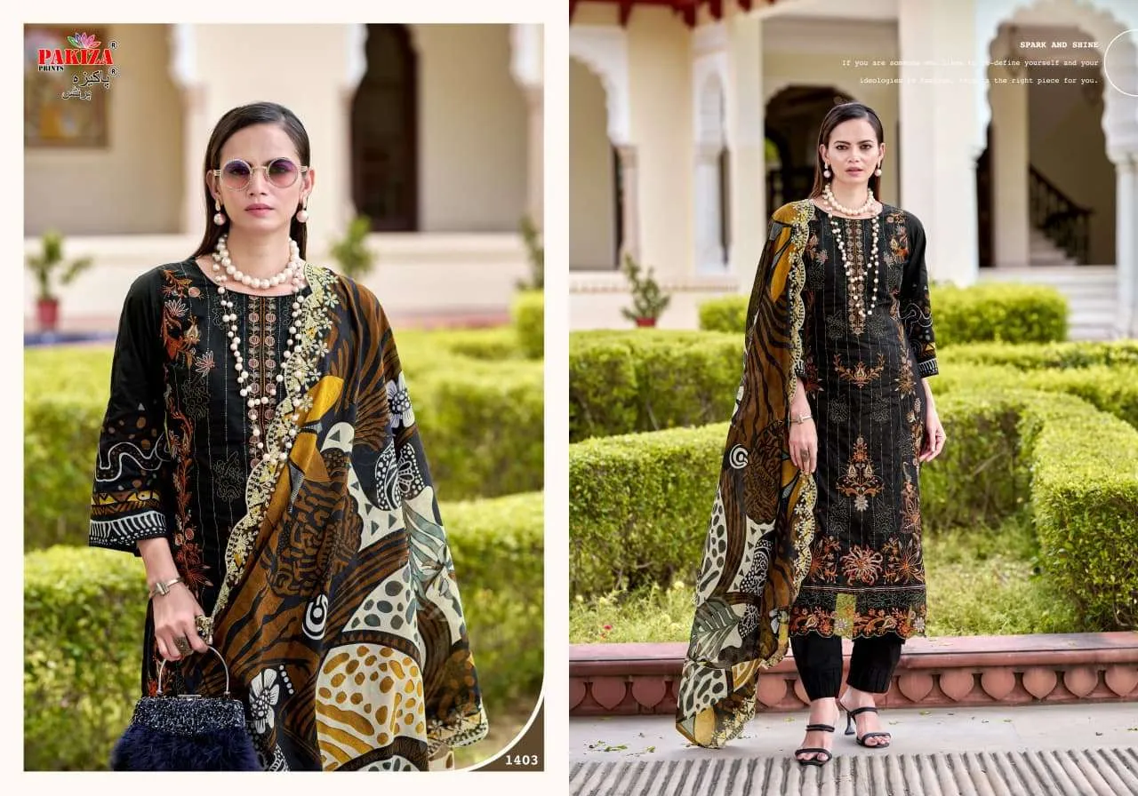 Pakiza Prints Farah Vol 4 Semi Stitched Suits