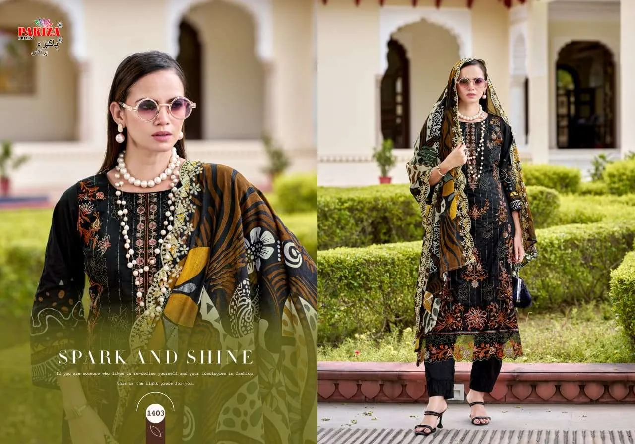 Pakiza Prints Farah Vol 4 Semi Stitched Suits