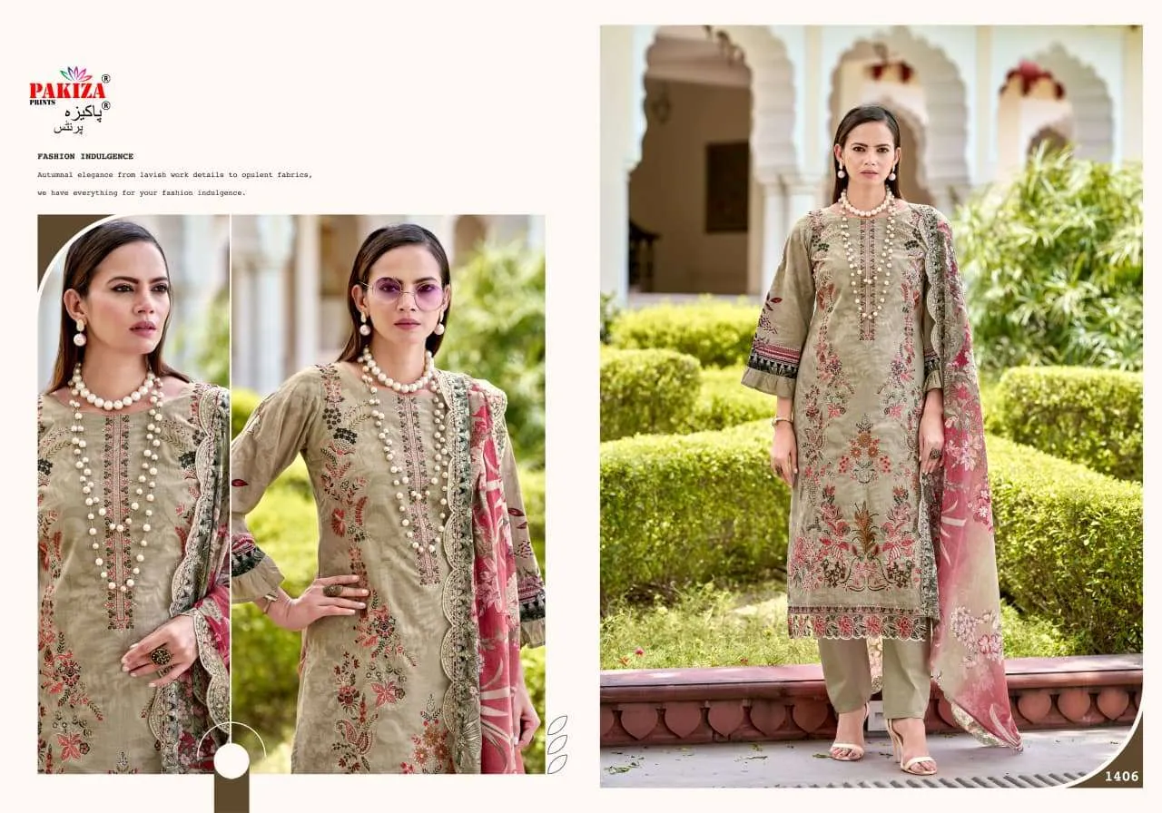 Pakiza Prints Farah Vol 4 Semi Stitched Suits