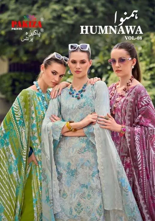 Pakiza Prints Humnawa Vol 8 Semi Stitched Suits