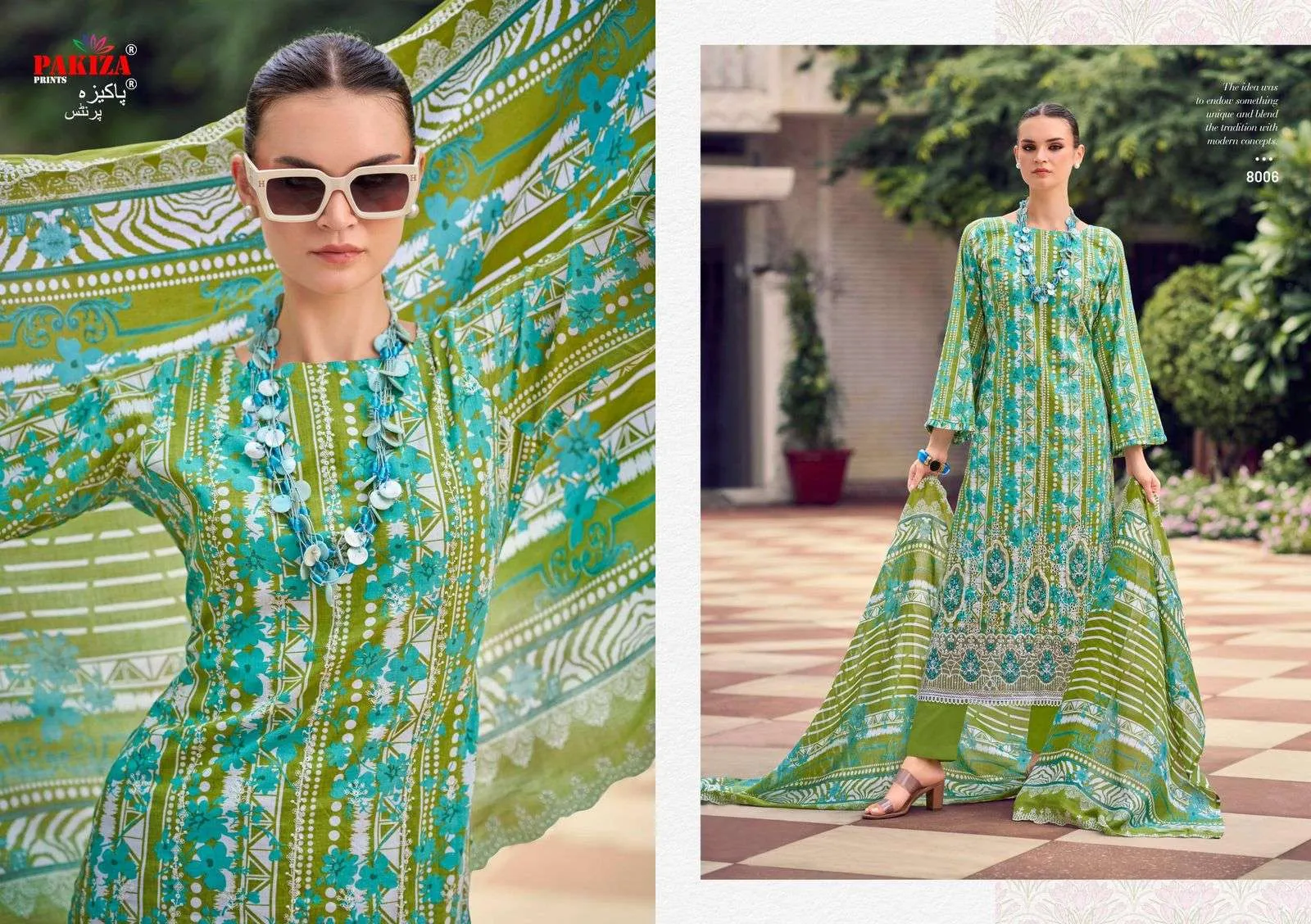 Pakiza Prints Humnawa Vol 8 Semi Stitched Suits