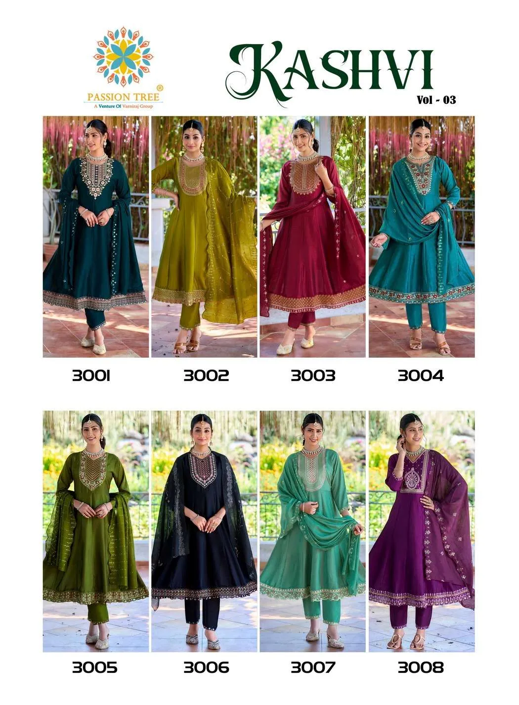 Passion Tree Kashvi Vol 3 Readymade Suits
