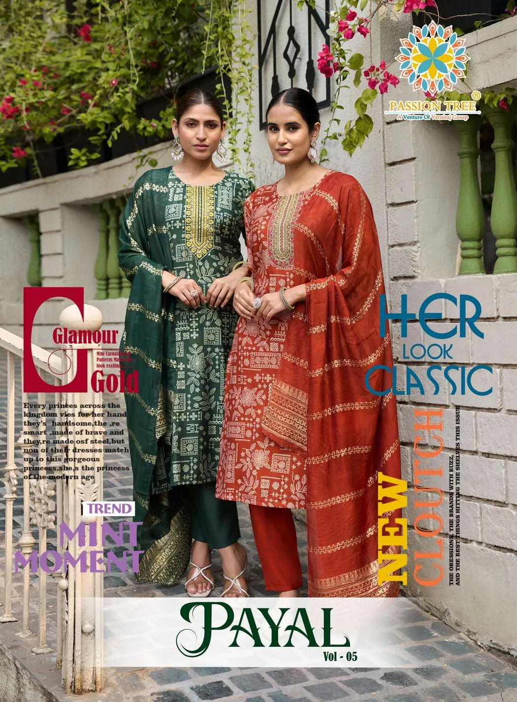 Passion Tree Payal Vol 5 Readymade Suits