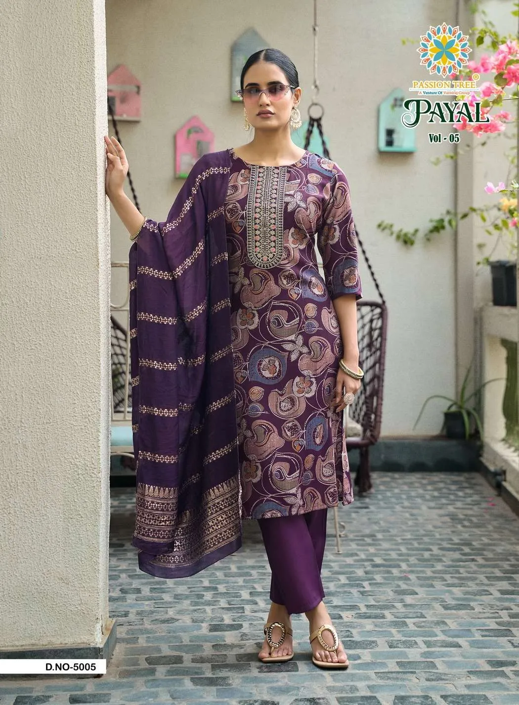 Passion Tree Payal Vol 5 Readymade Suits