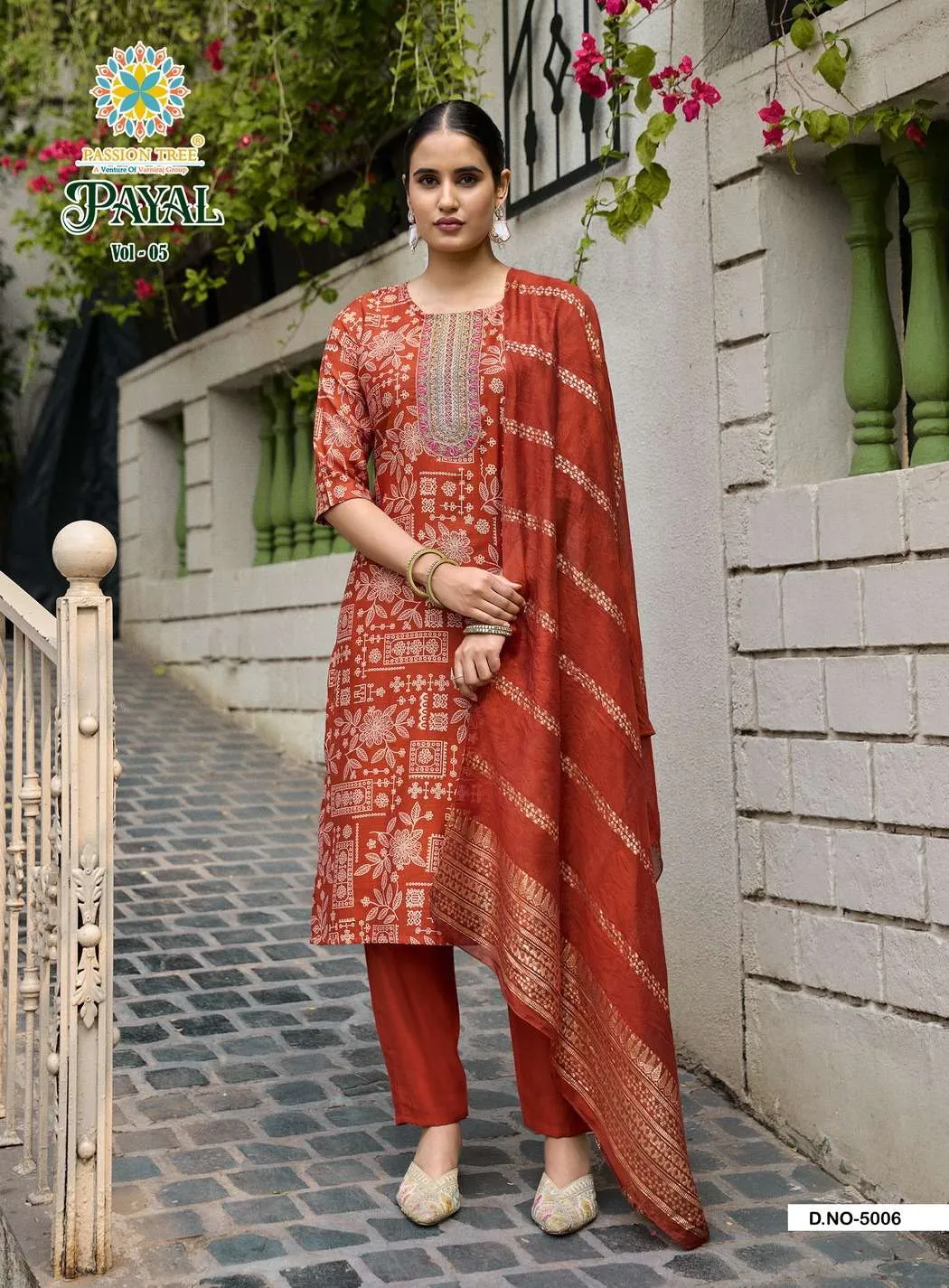 Passion Tree Payal Vol 5 Readymade Suits