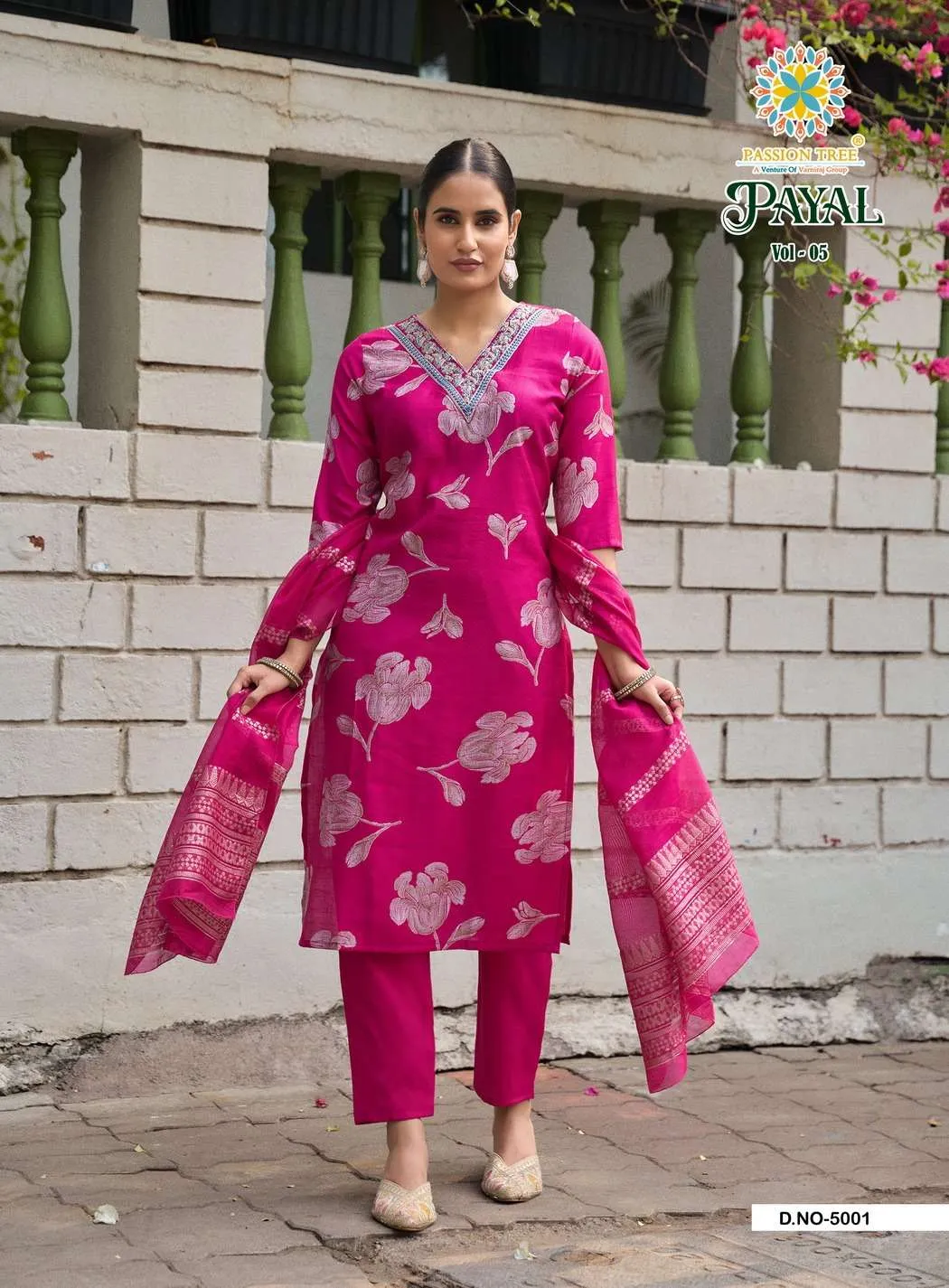 Passion Tree Payal Vol 5 Readymade Suits