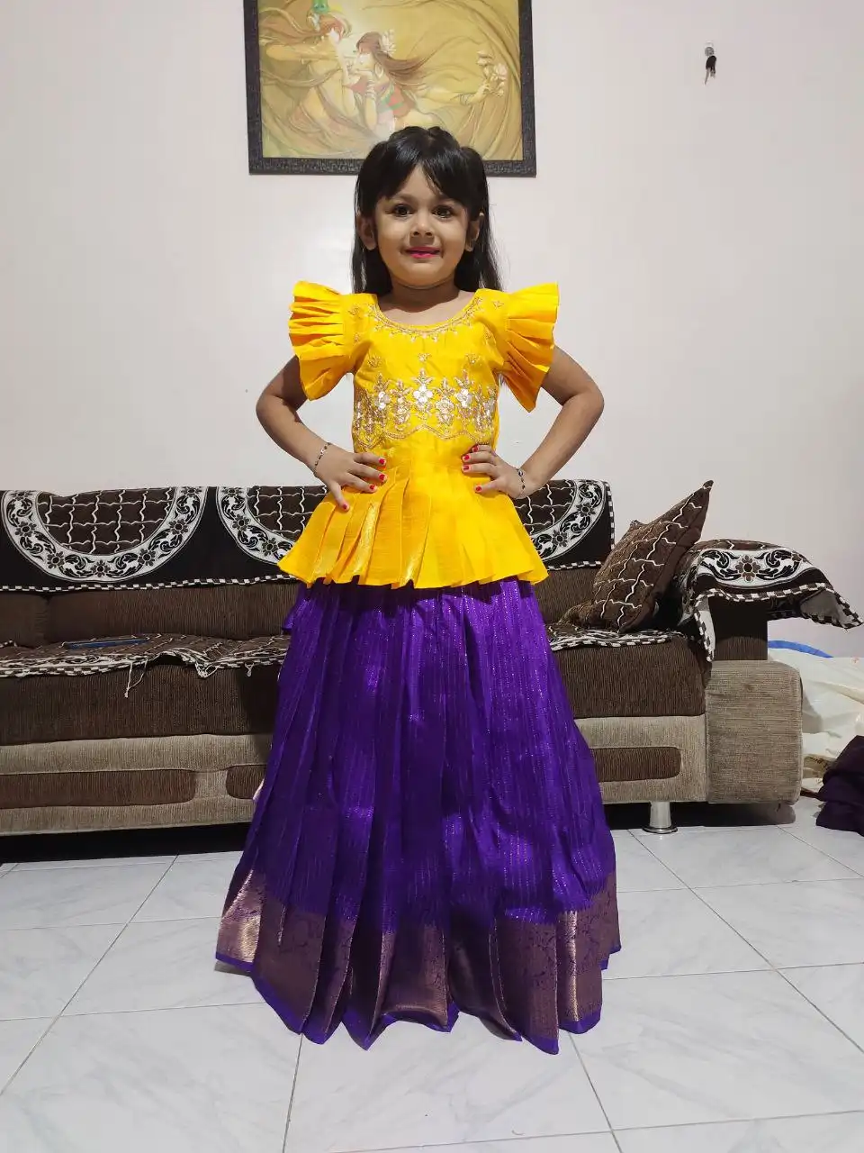 Pari Silk Kid Wear Lehenga Choli Embroidery Collection