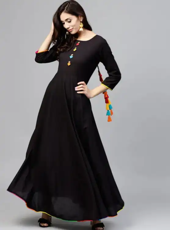 Shiv Vol 88 Rayon Black Gown Collection