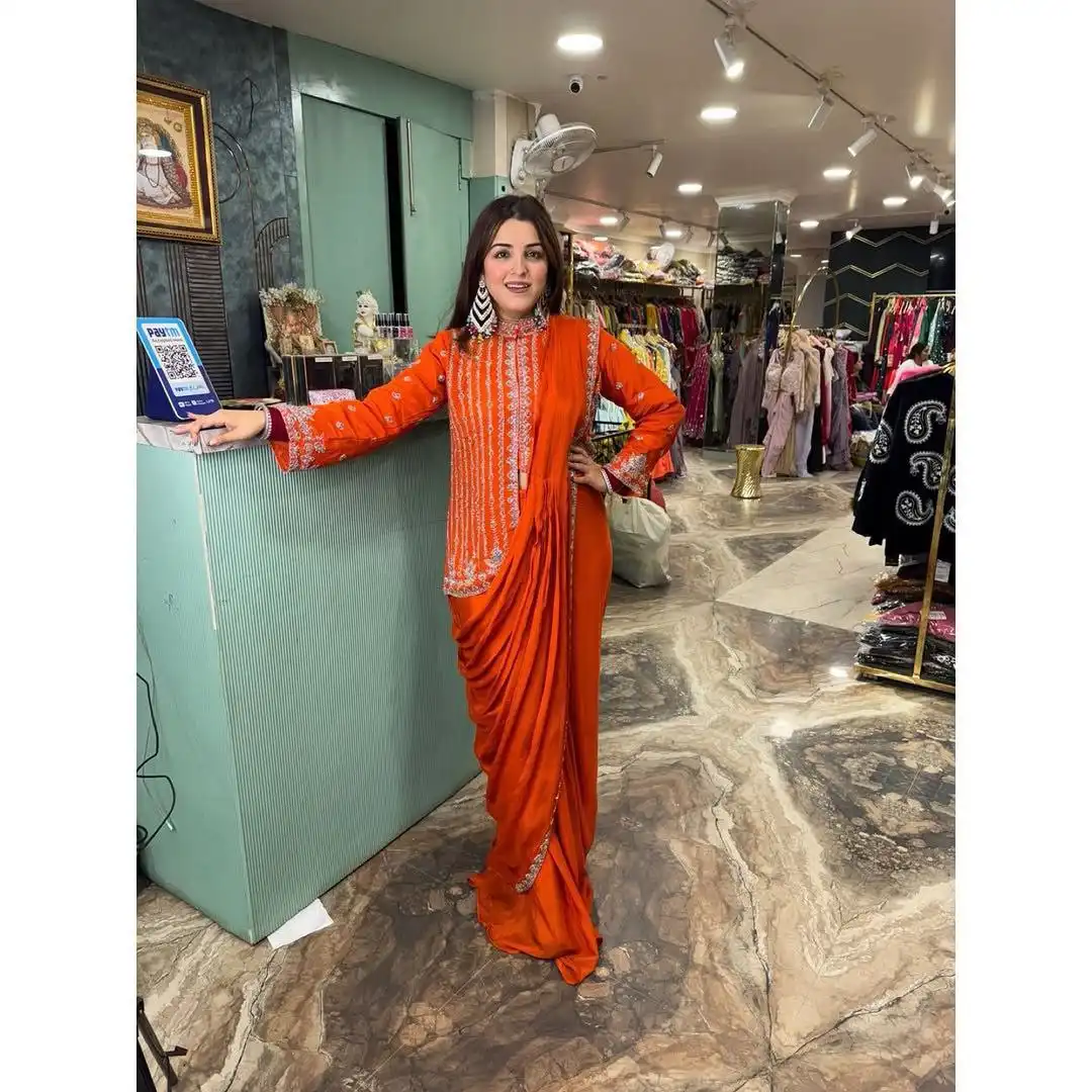 Madhuri 98 Blooming Rangoli Party Wear Ready To Wear Saree