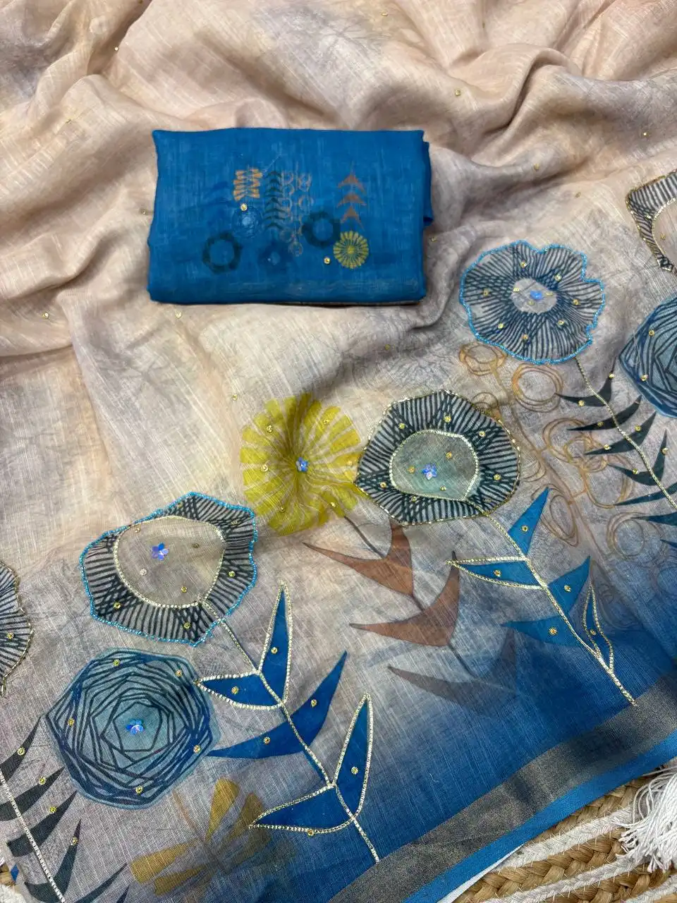 Kusum 796 Pure Soft linen Saree Collection