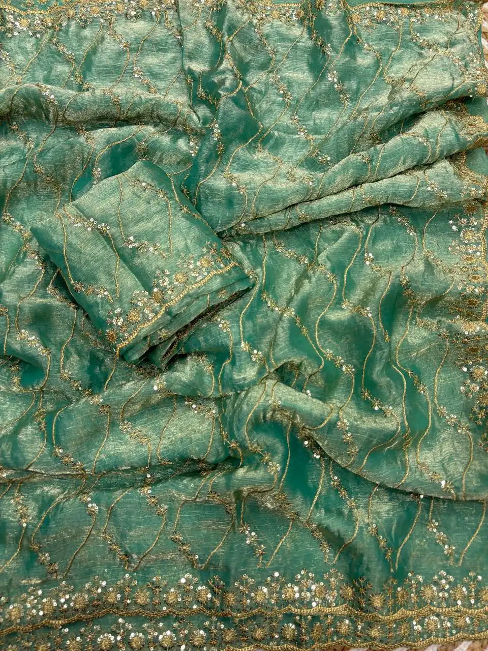 Kusum 798 Fandy Chiffon Saree Embroidery Collection