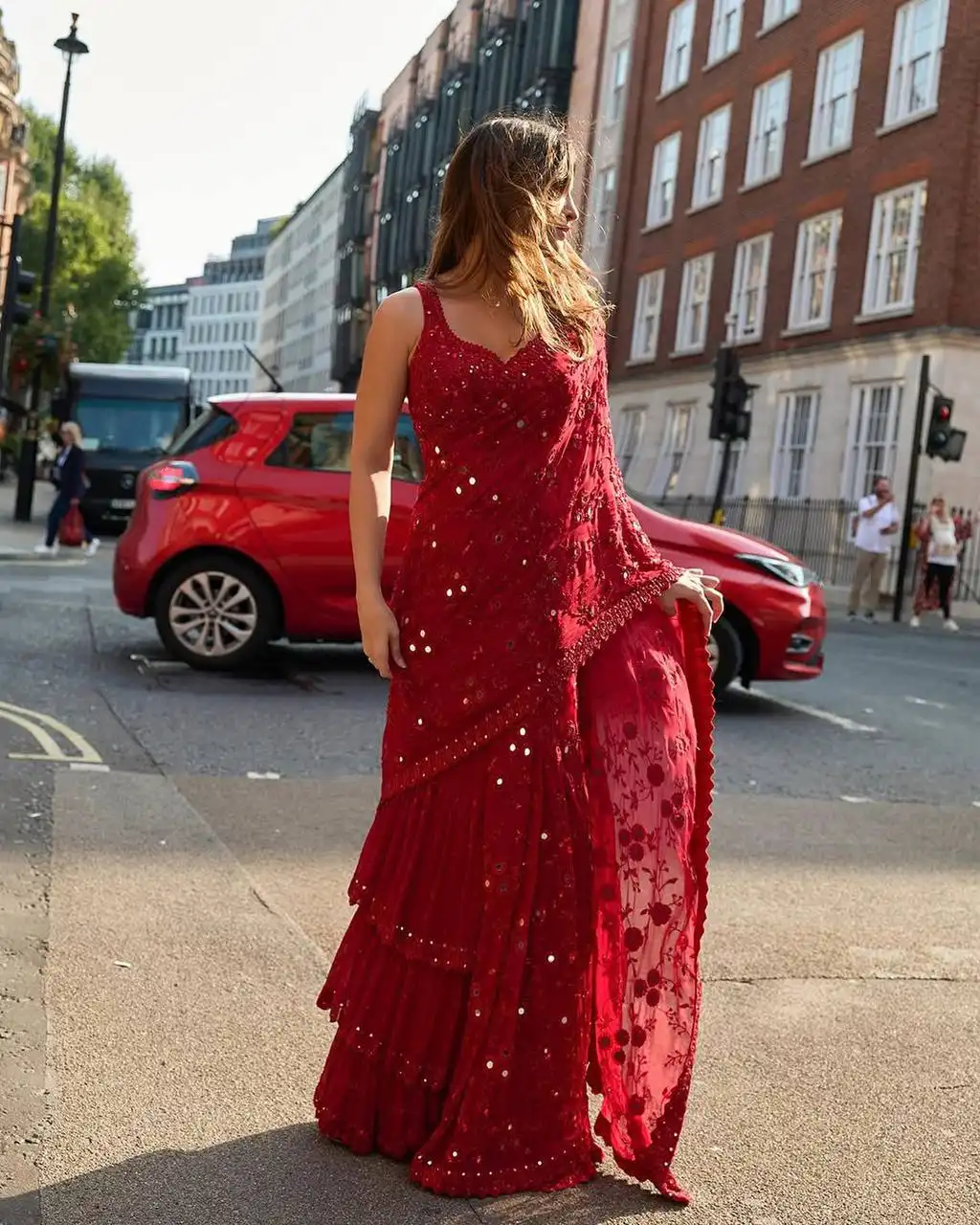 Kusum 792 Georgette Saree Embroidery Collection