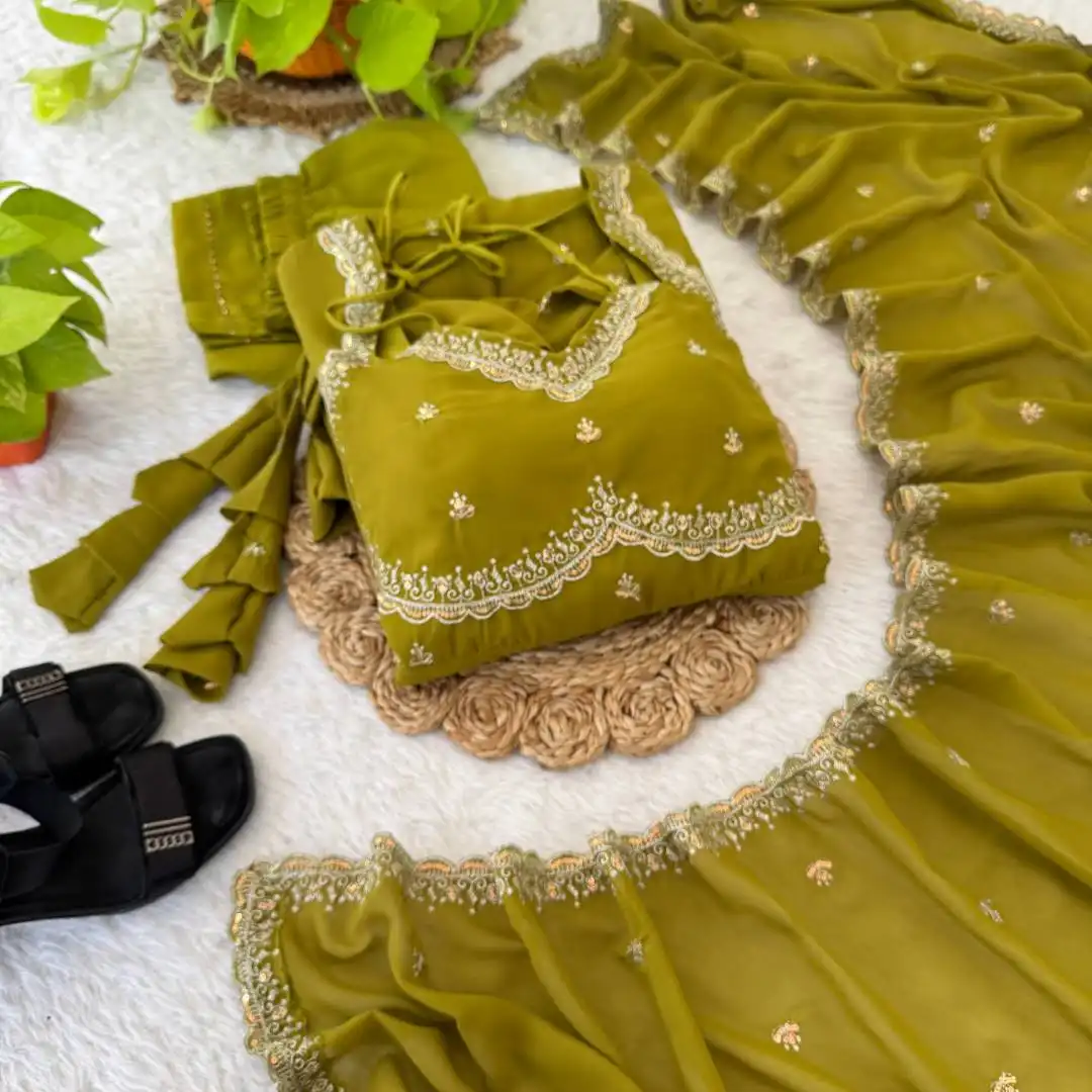 Alia 532 Fox Georgette Readymade Dress Collection