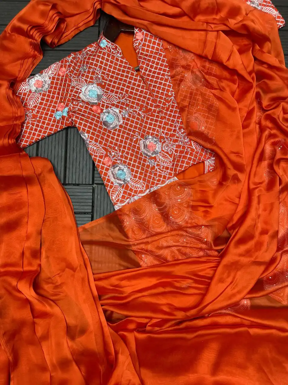 Madhuri 219 Heavy Rangoli Ready To Wear Saree