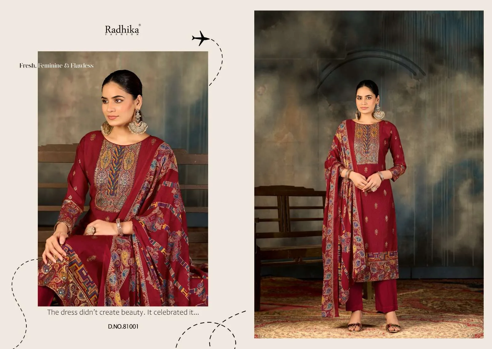 Radhika Fashion Niharika Semi Stitched Suits
