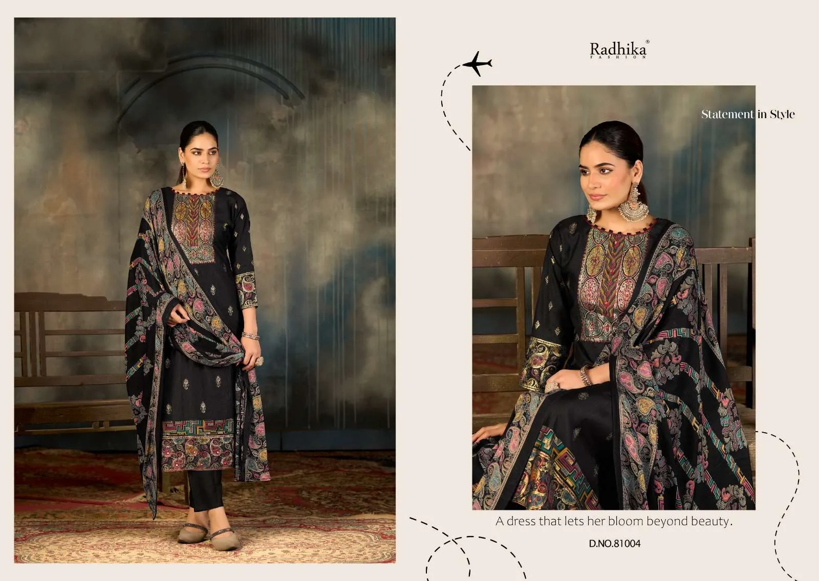Radhika Fashion Niharika Semi Stitched Suits