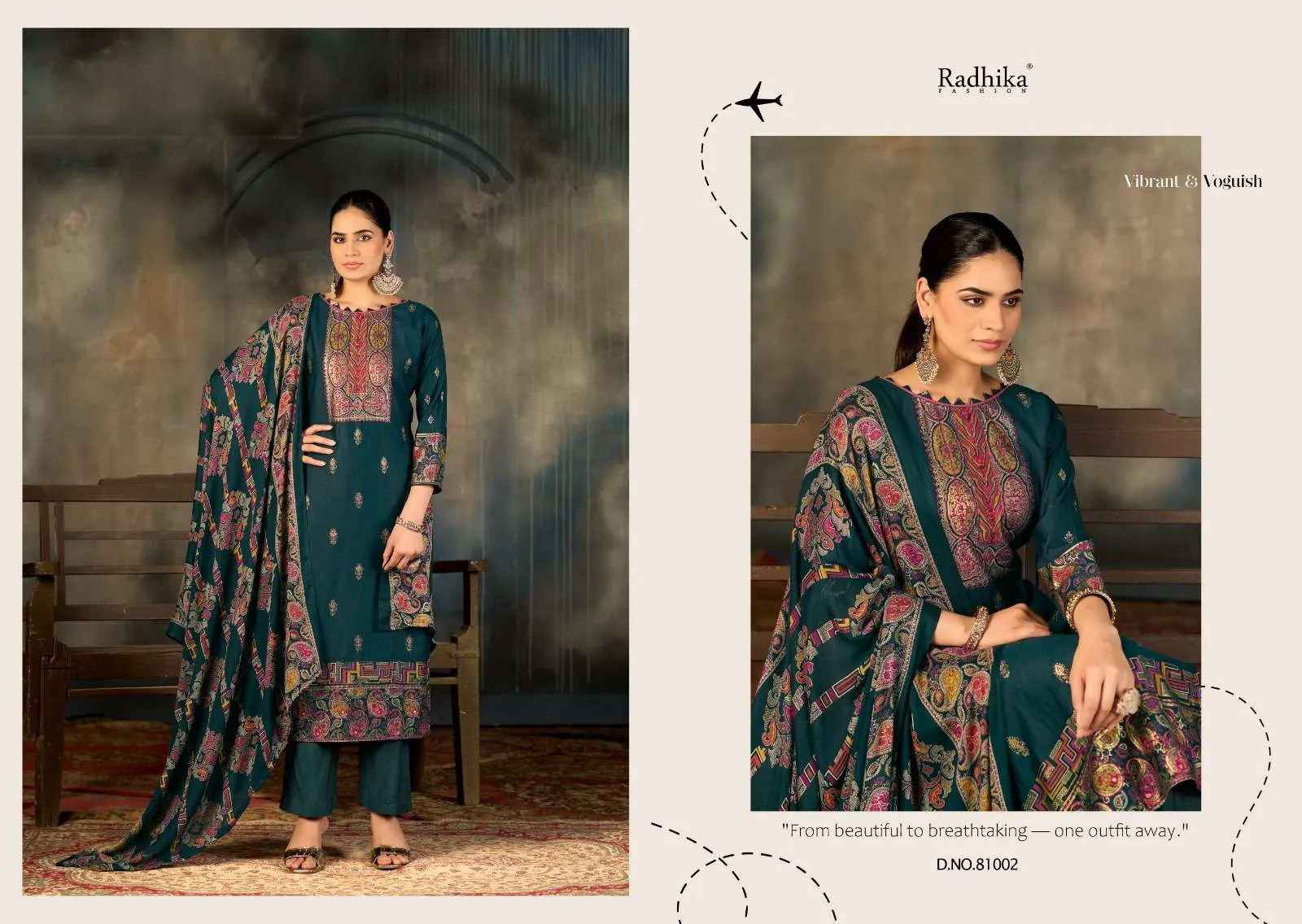 Radhika Fashion Niharika Semi Stitched Suits