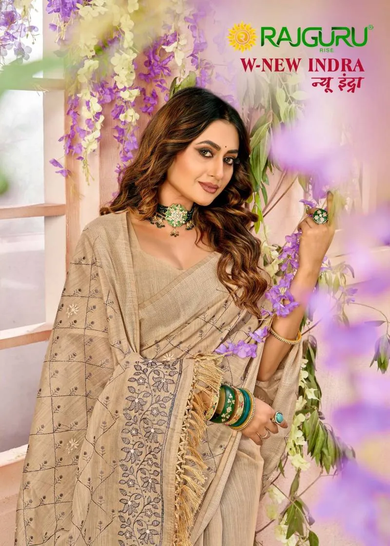 Rajguru W New Indra Sarees