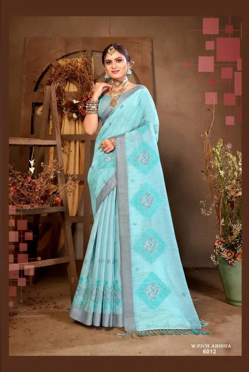 Rajguru W Pich Anisha Sarees
