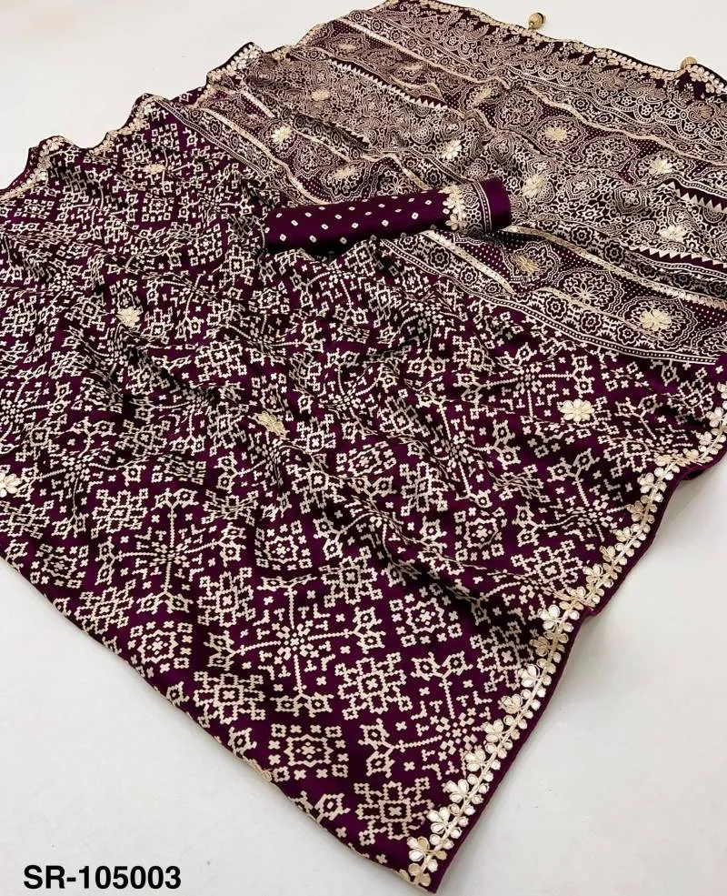 Rajyog Sitara Gotapatti Work Sarees