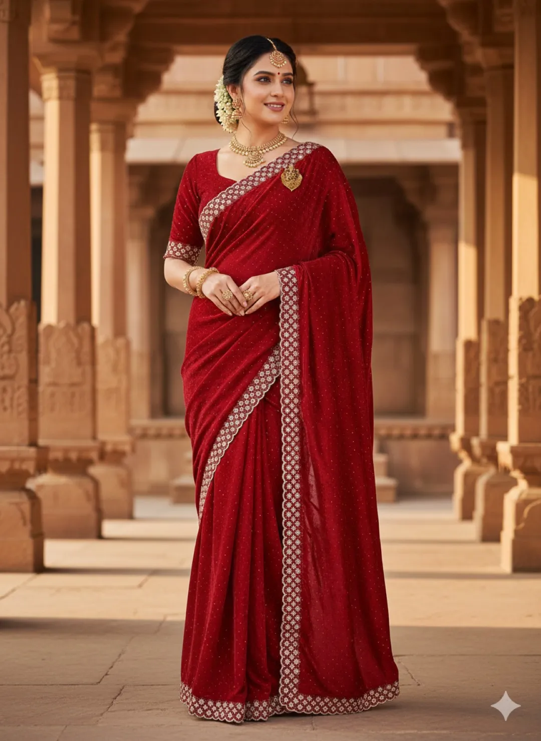 RC1 Space Silk Jarkhan Work Party Wear Saree