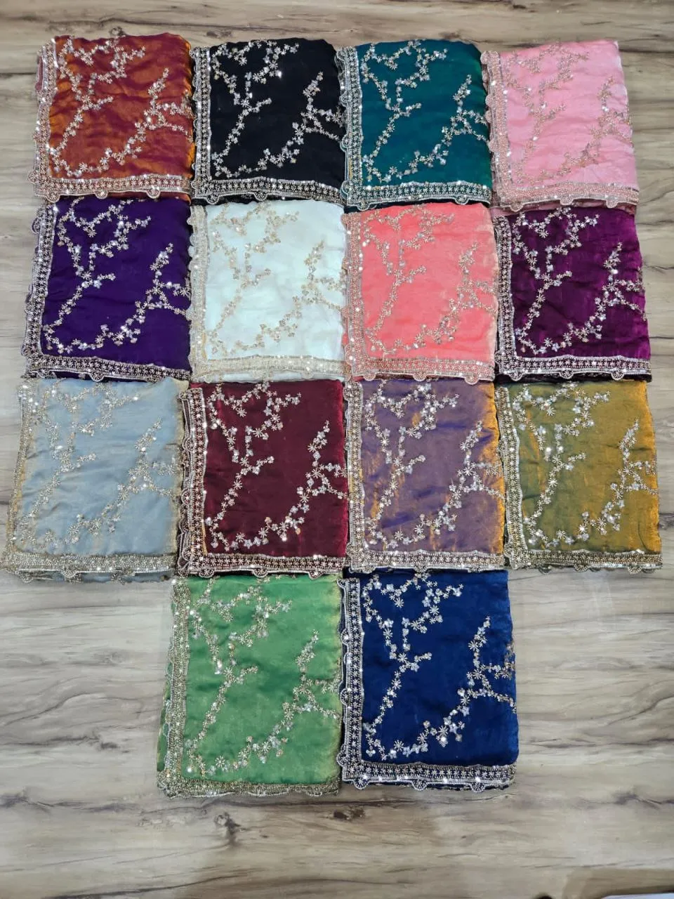 RC1 Vol 90 Space Silk Pearl Work Party Wear Sarees