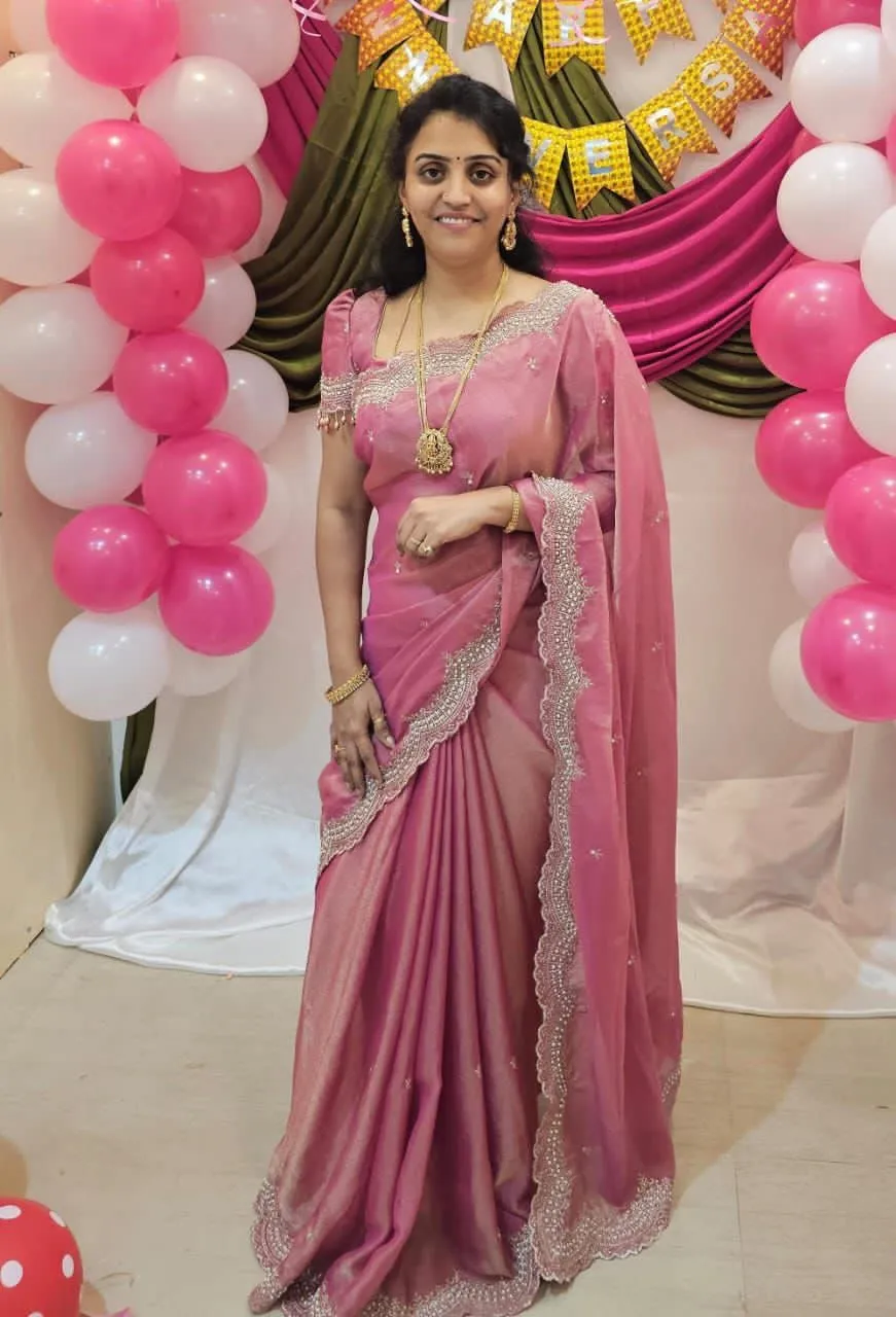 RC1 Vol 91 Nc Moss Satin Emrodairy Party Wear Sarees