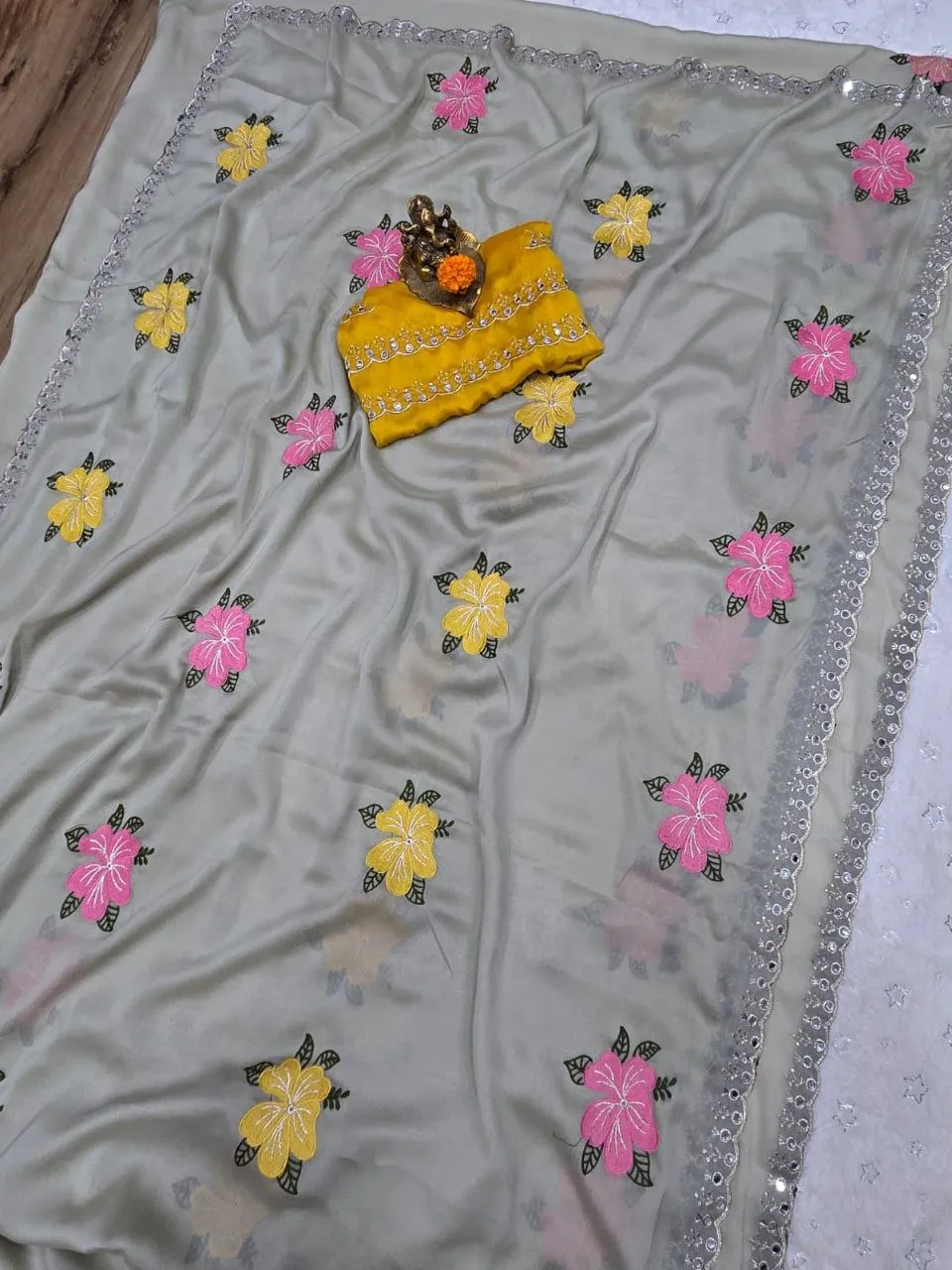 RC1 Vol 92 Rangoli Silk Mirror Work Sarees