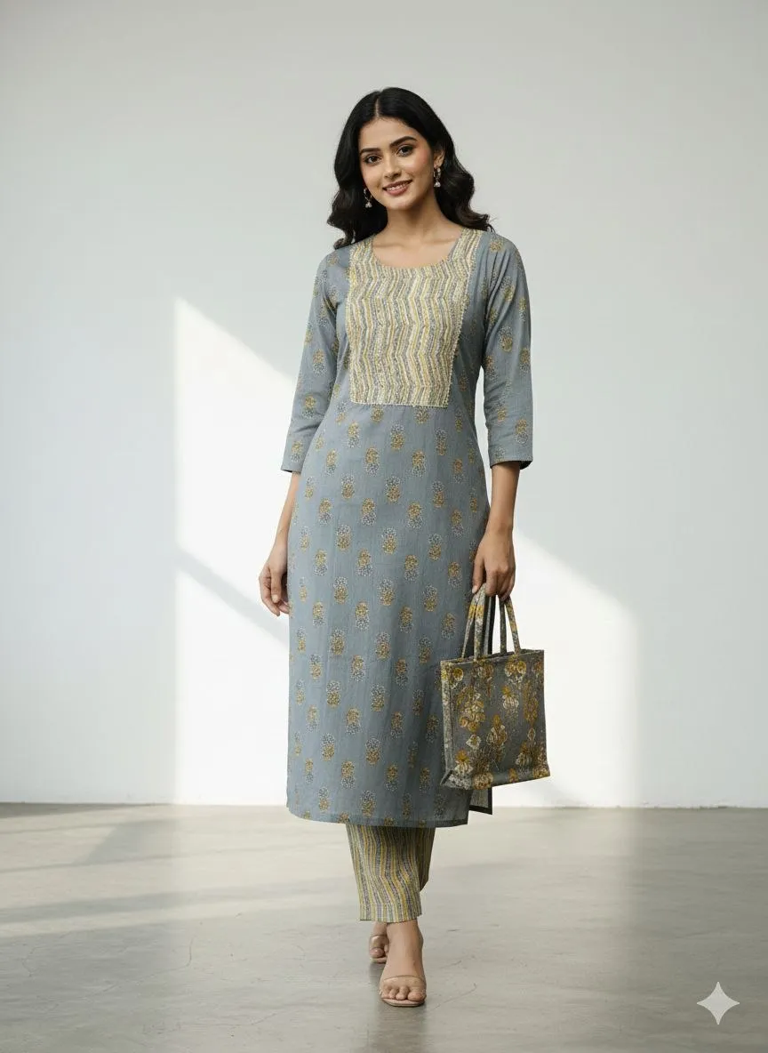 RM Pure Cotton Printed Co Ord Set