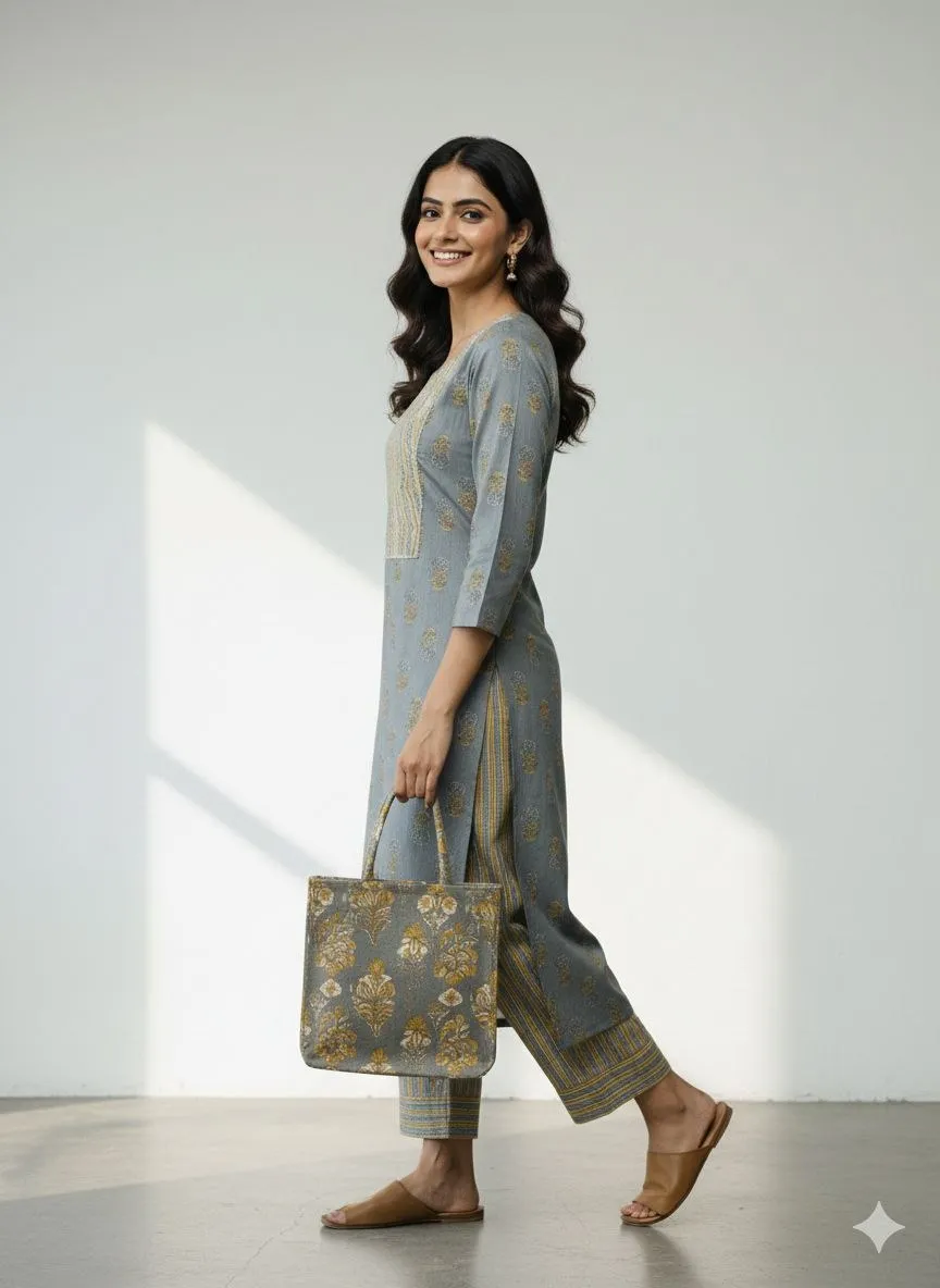 RM Pure Cotton Printed Co Ord Set