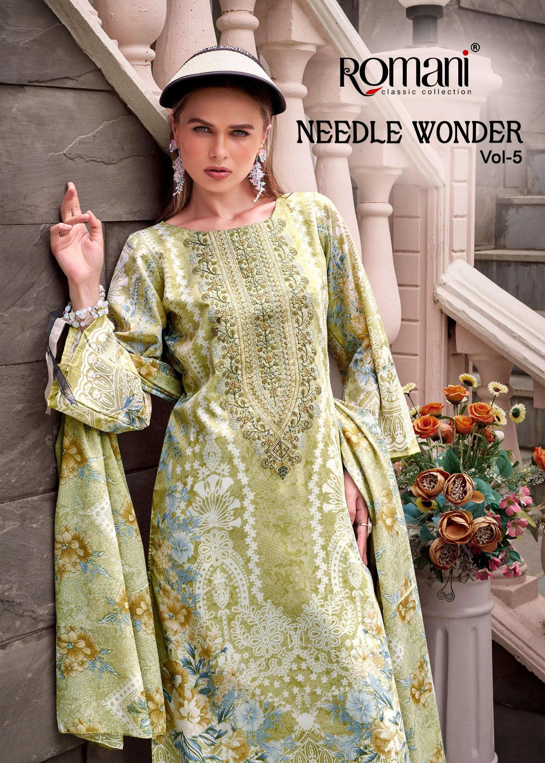 Romani Needle Wonder Vol 5 Unstitched Suits