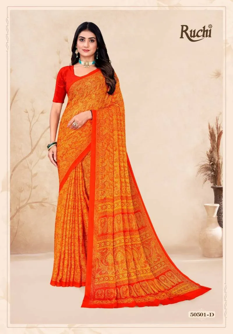 Ruchi Star Chiffon 212 Sarees