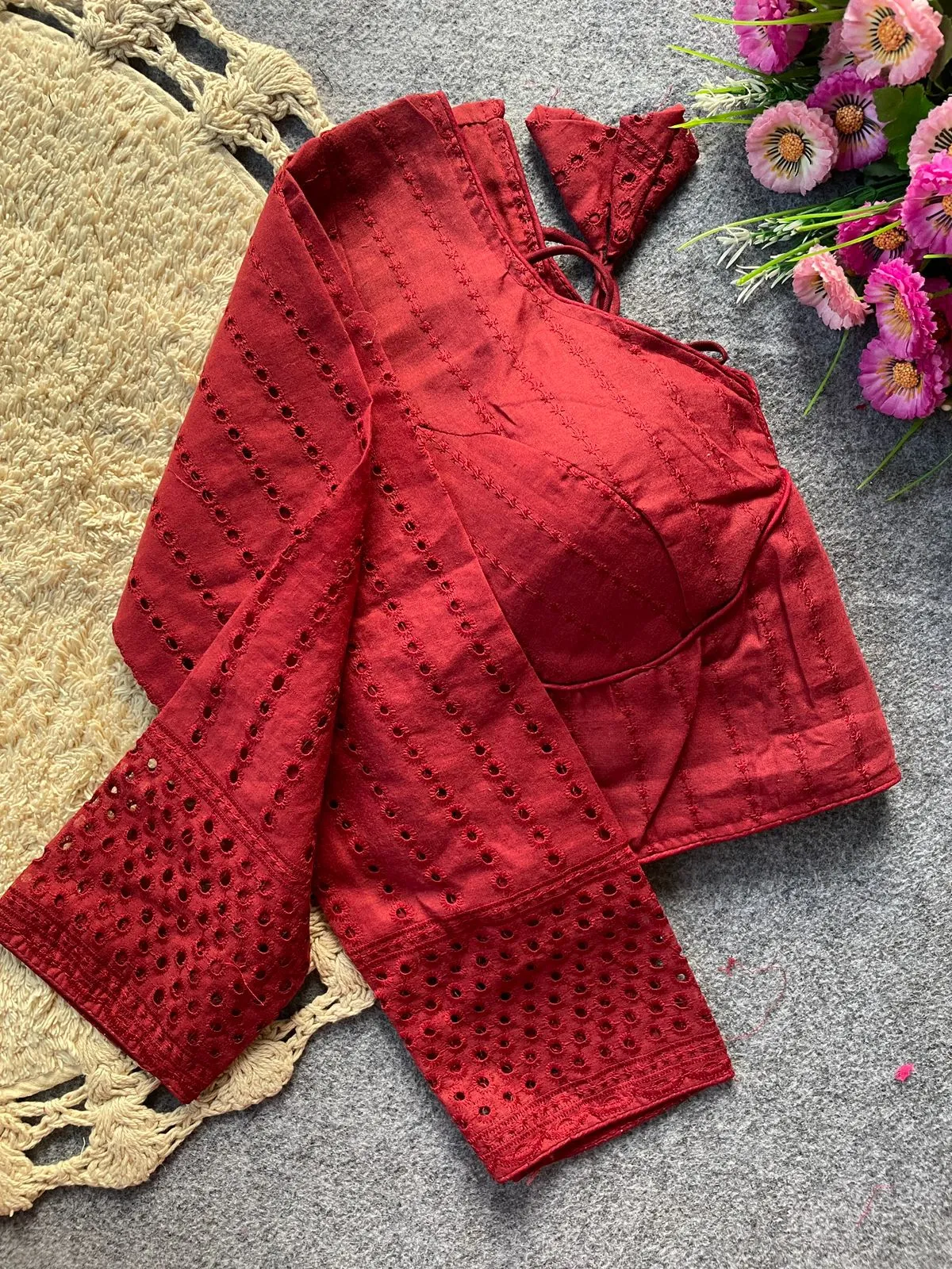 Ruhi Vol 107 Cotton Hakoba Designer Readymade Blouse