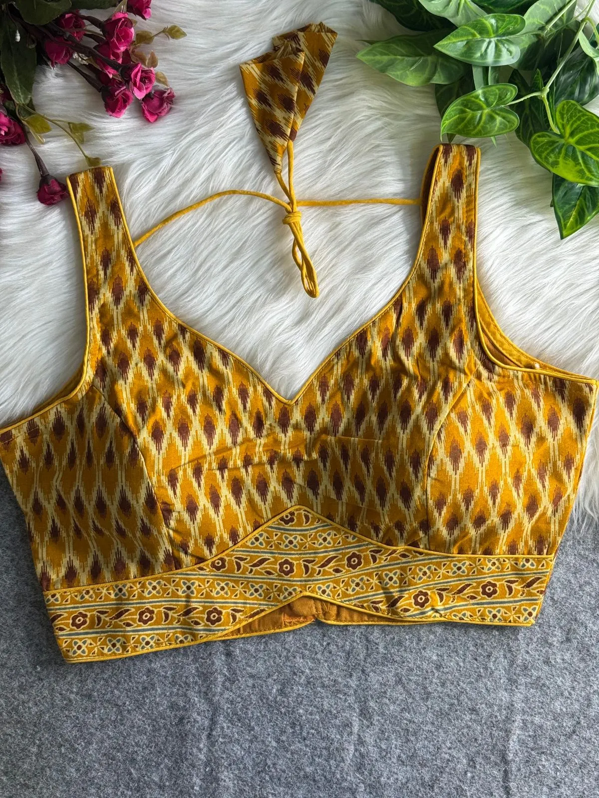 Ruhi Vol 88 Ajrakh Cotton Printed Party Wear Readymade Blouse