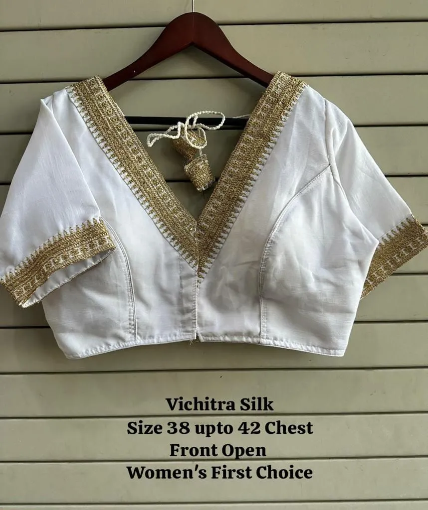 Ruhi Vol 91 Vichitra Silk Embroidery Readymade Blouse
