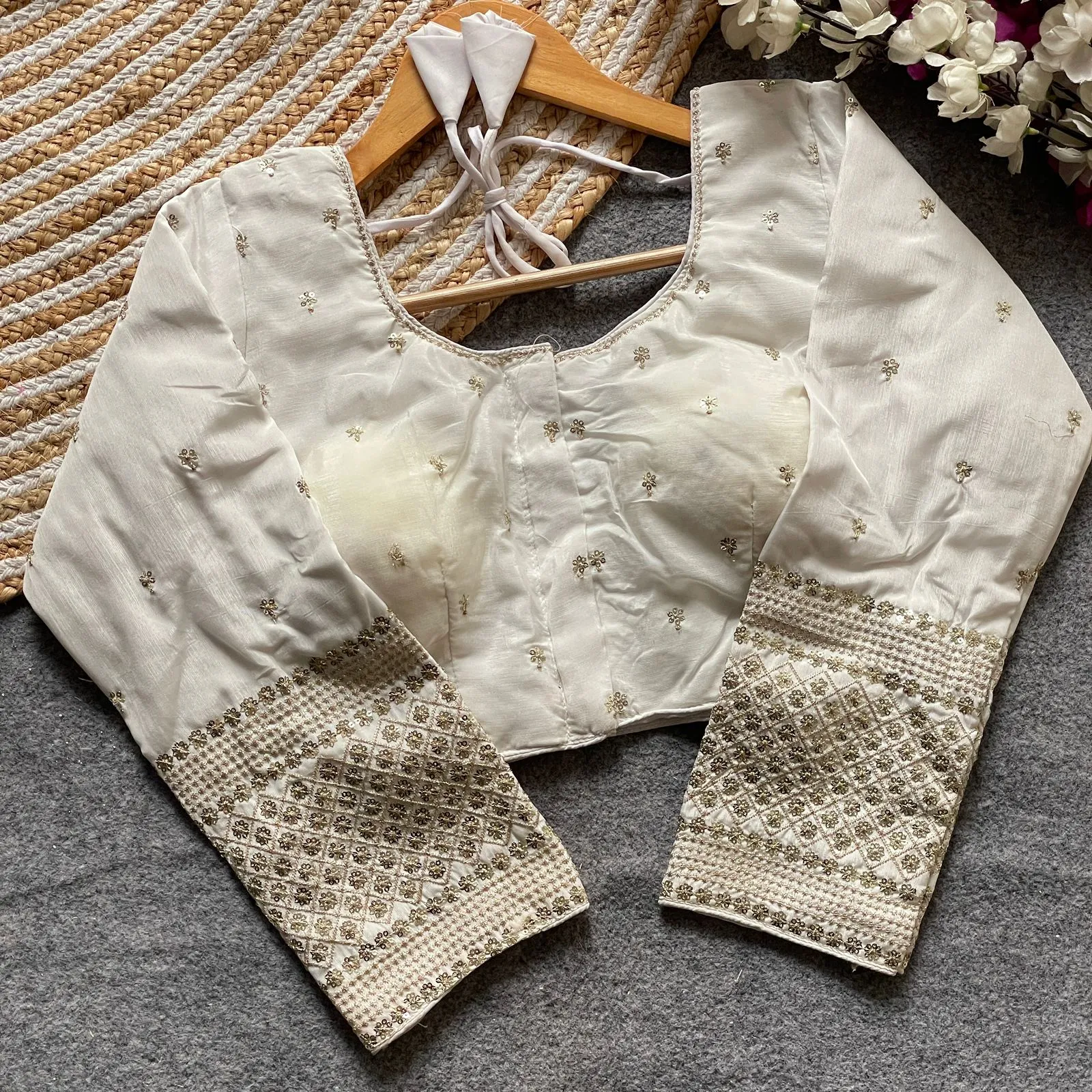 Ruhi Vol 94 Vichitra Silk Zari Sequence Readymade Blouse