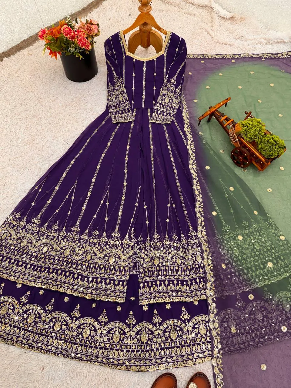 Sabina 1696 Faux Georgette Wedding Lehenga Choli