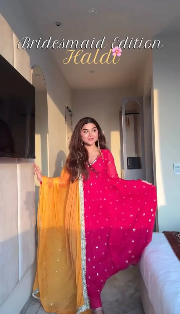 Sabina 5313 Faux Georgette Embroidery Readymade Dress