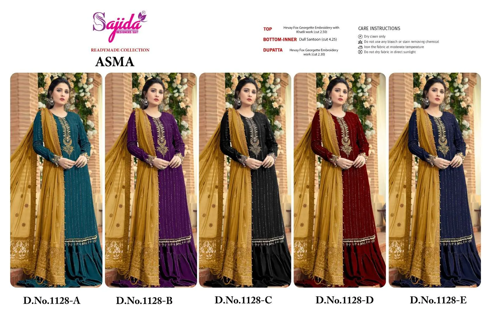 Sajida Asma Pakistani Suits