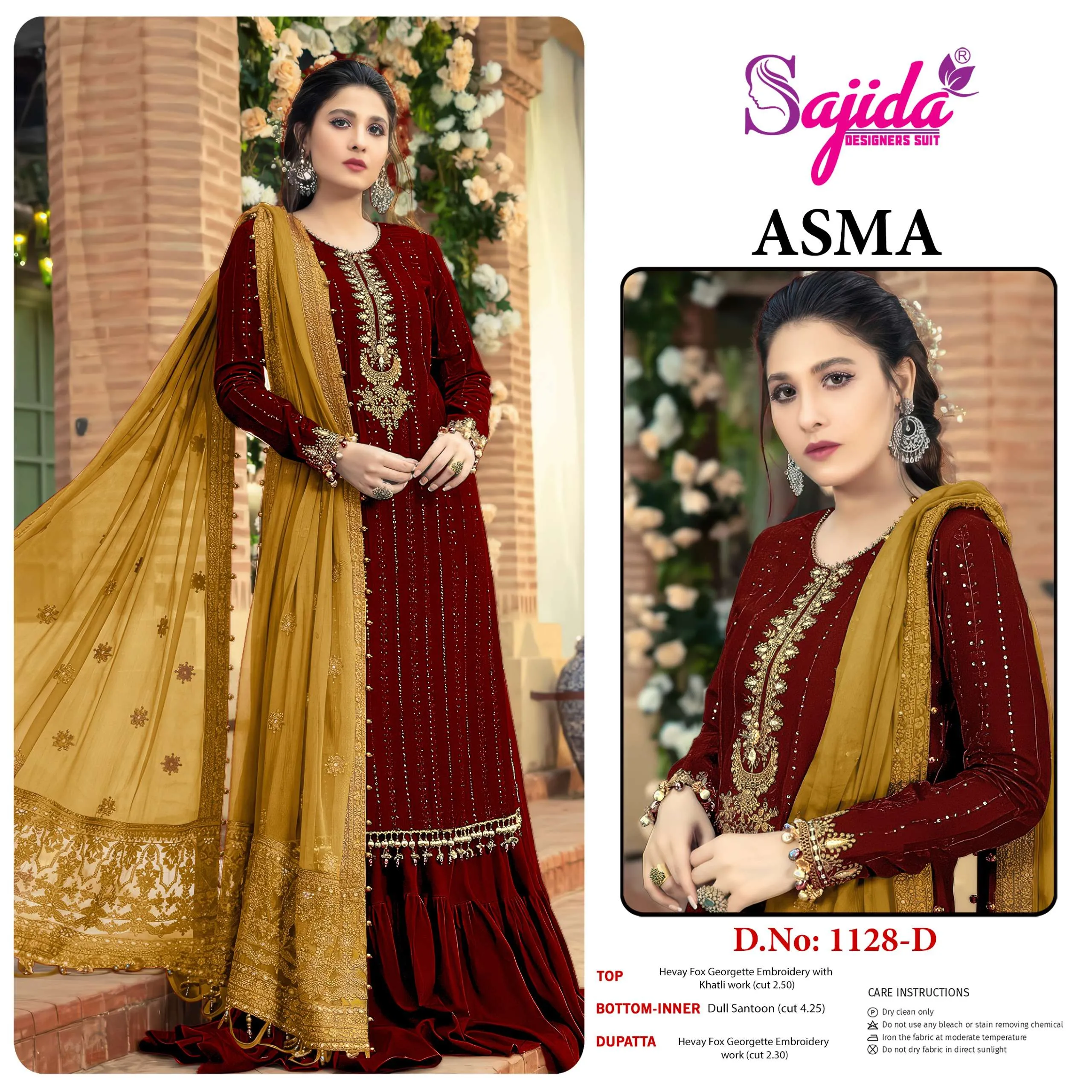 Sajida Asma Pakistani Suits