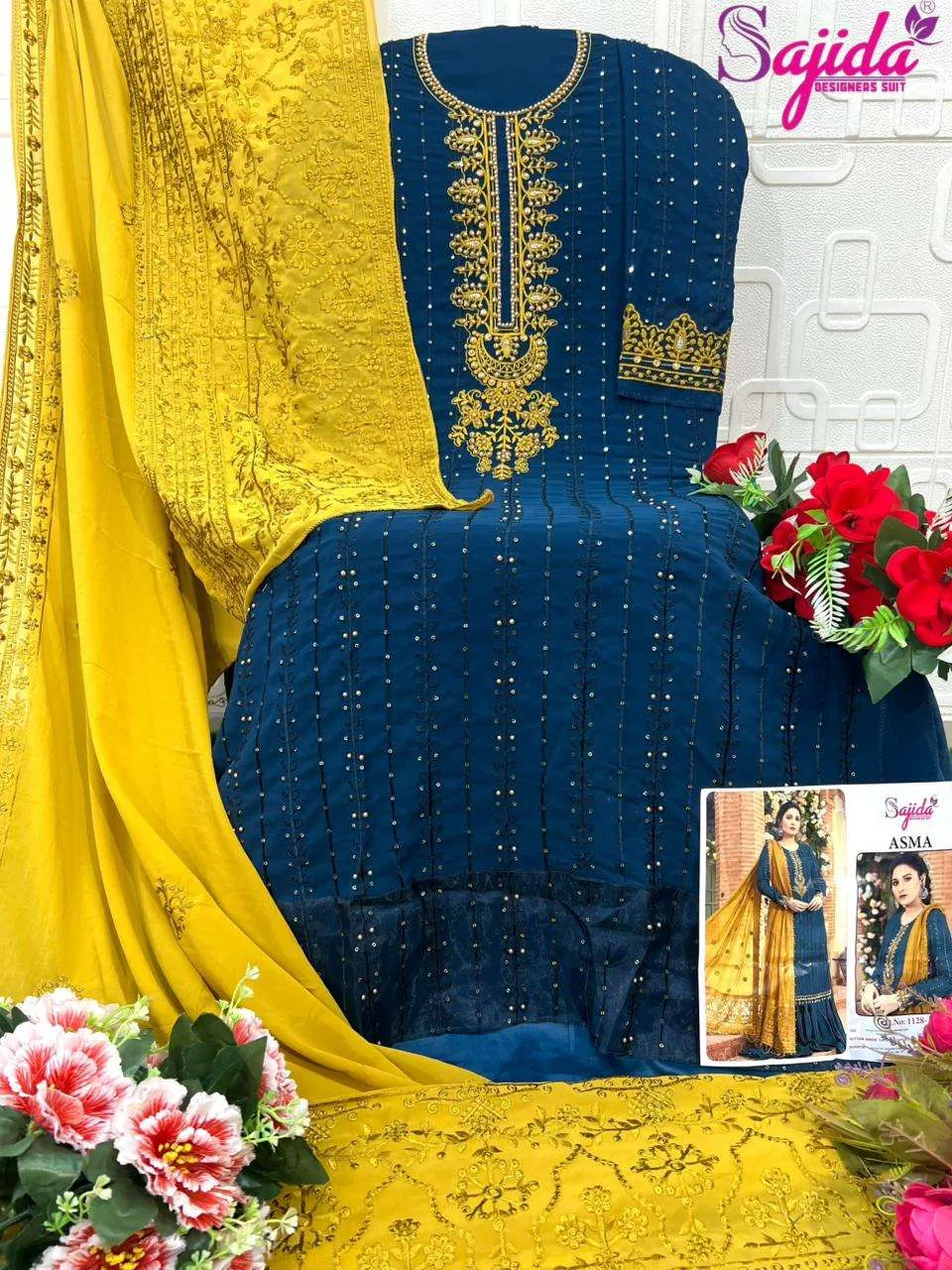 Sajida Asma Pakistani Suits