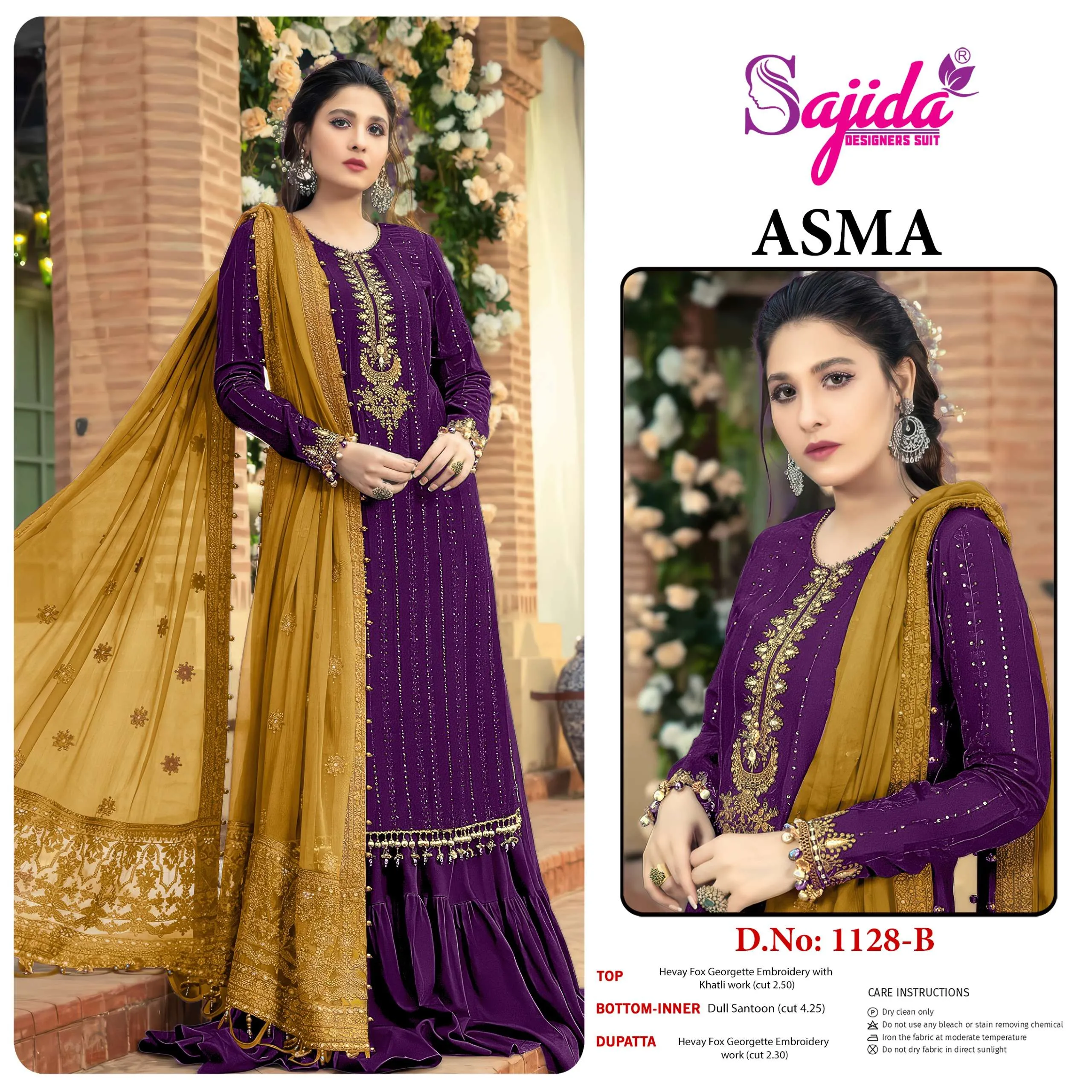 Sajida Asma Pakistani Suits
