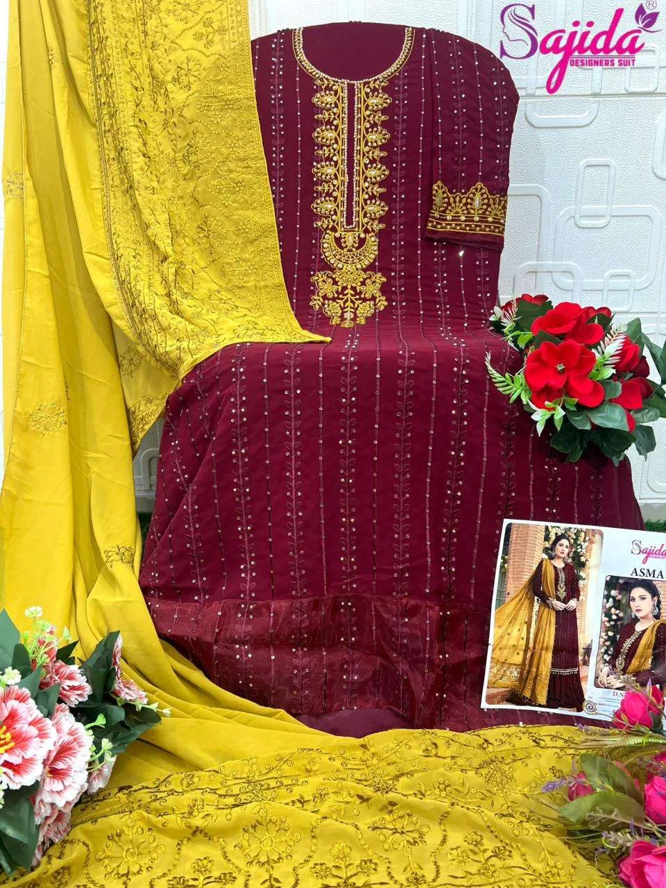 Sajida Asma Pakistani Suits