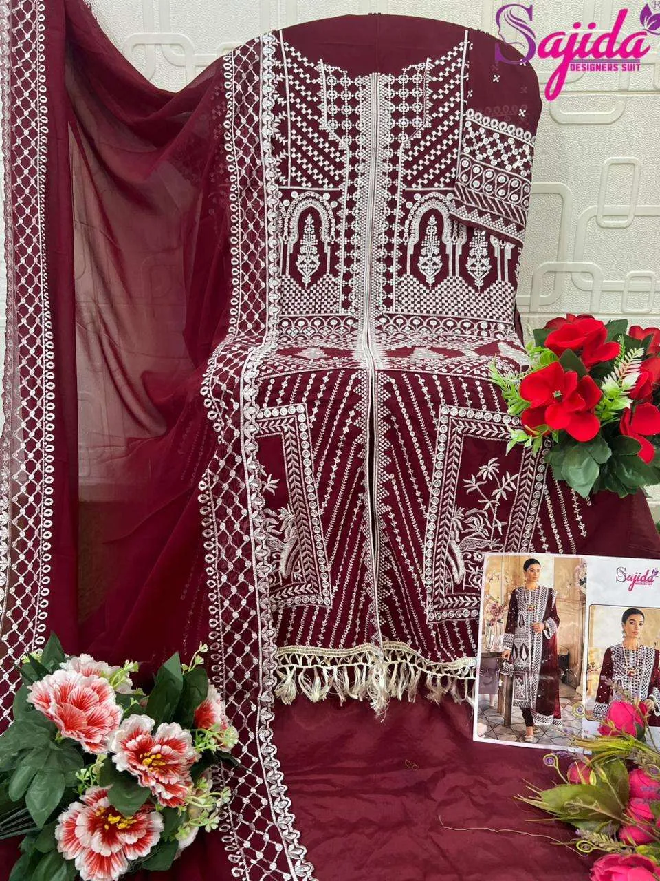 Sajida Designer Design No - 1113 Abcde Pakistani Suits