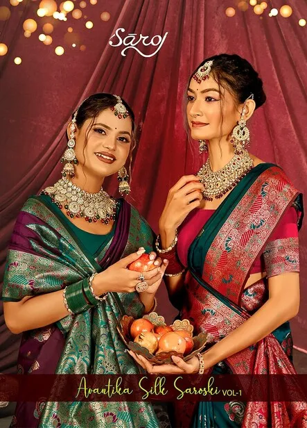 Saroj Avantika Silk Saroski Vol 1 Sarees