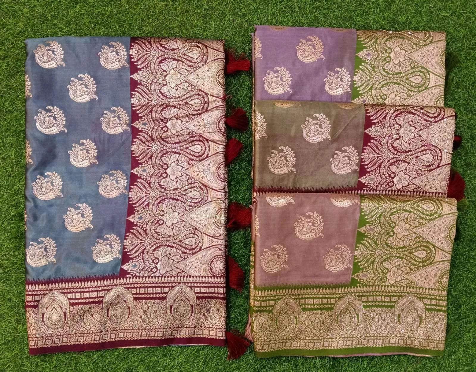 Saroj Omega Satin Saroski Vol 4 Sarees